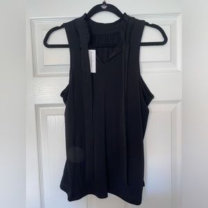 Medium Banana republic black, necktie shirt